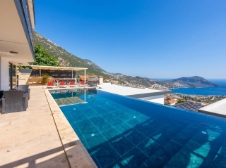 Villa Elit-1 | 6-Bedroom, 12-Guest Luxury Villa with Kalkan Bay View