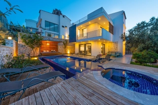 Villa Lalin | Luxury Villa with Private Pool and Jacuzzi in Kalamar