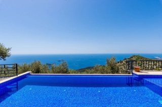 Villa Maya | Infinity Pool Honeymoon Villa with Sea View in Kalkan
