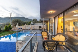 Villa Şelale 2 | 5-Bedroom Luxury Villa with View in Kalkan Kızıltaş