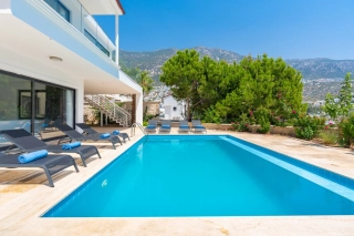 Villa City -  Sea View Villa for 8 People in Ortaalan, Kalkan