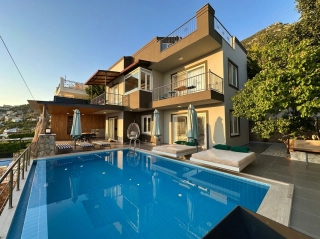 Villa Ardıç Kızıltaş | Luxury Sea View Villa with Jacuzzi & Pool