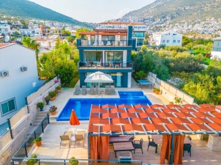 Villa Vistale Duo – Luxury Rental Villa with Sea View in Kalkan Center