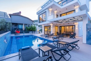 Villa Lovelet 1 | 3+1 Luxury Villa with Sea View in Kalkan Ortaalan