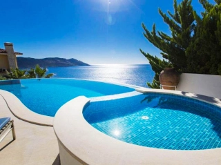 Villa Indigo | Luxury Sea View Villa with Infinity Pool in Kas Cukurba