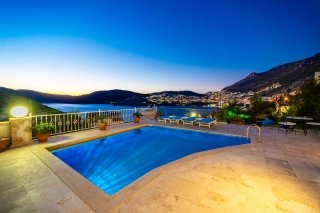Villa Siri | Sea & City View Private Pool Villa in Kalkan Kışla