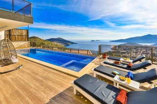 Villa Nautilus - Panoramic Sea View Holiday in Kalkan Kızıltaş
